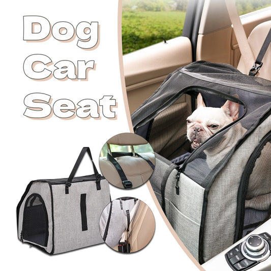 Waterproof Dog Car Seat with Safety Belt Harness